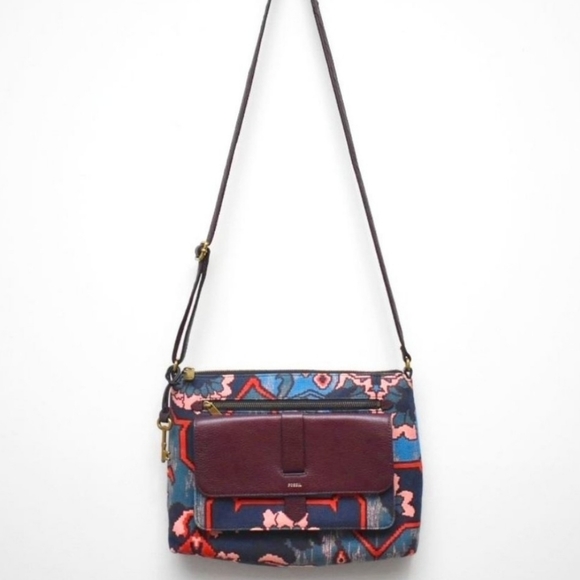 Fossil Kinley Crossbody in Textile and Leather Combo - Picture 13 of 13